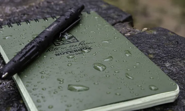 Notebooks and Pens That Laugh at the Weather