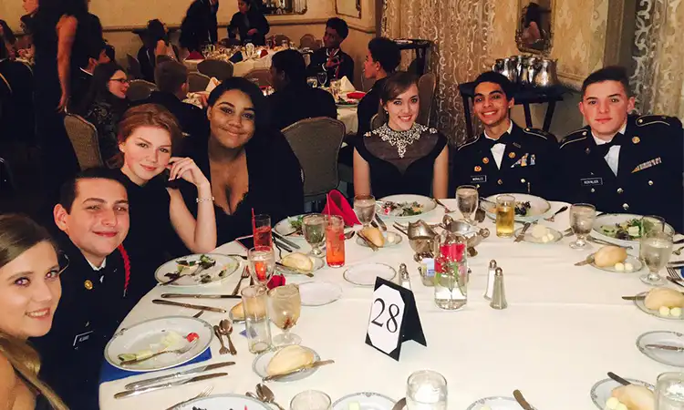 Formal dinner and toasts