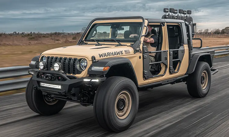  Jeeps, trucks and military transports