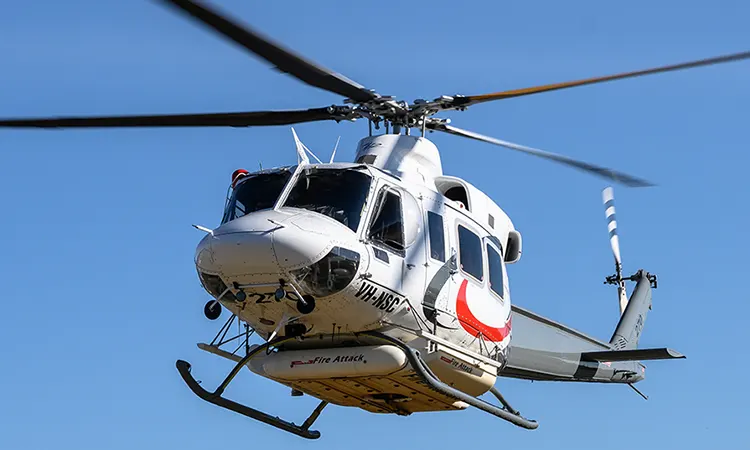 Helicopters and aircraft