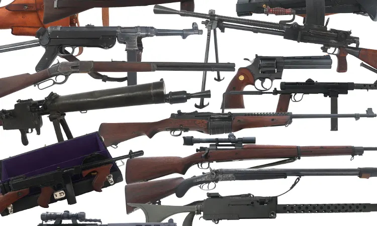 firearms collection: from flintlocks to m16s