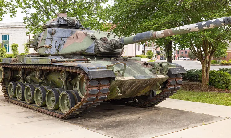 Vietnam-era tanks and transporters