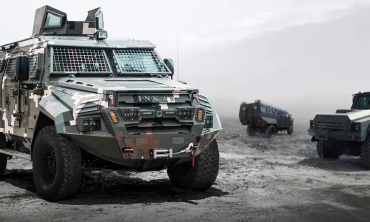 Modern-day armored vehicles used in Iraq and Afghanistan