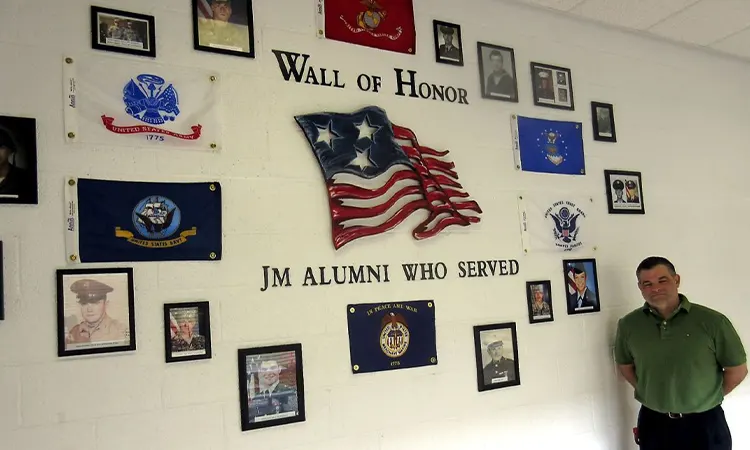 The Wall of Honor recognizes U.S. veterans across all branches