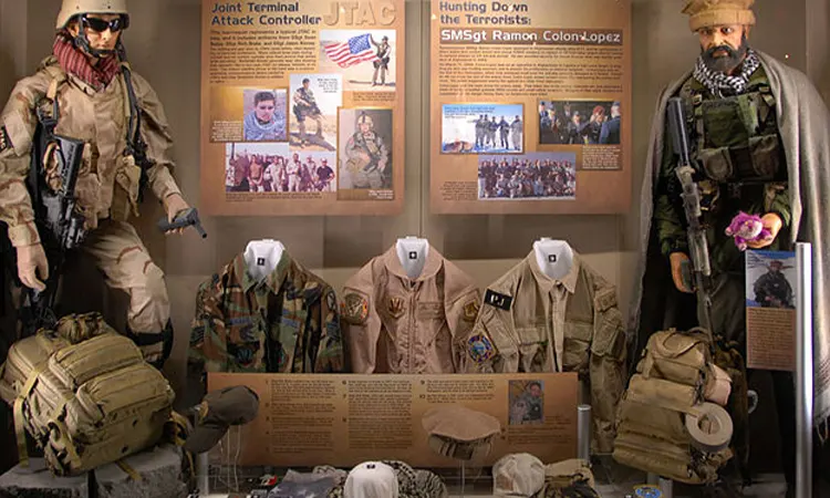 Temporary exhibits on specific battles or technology