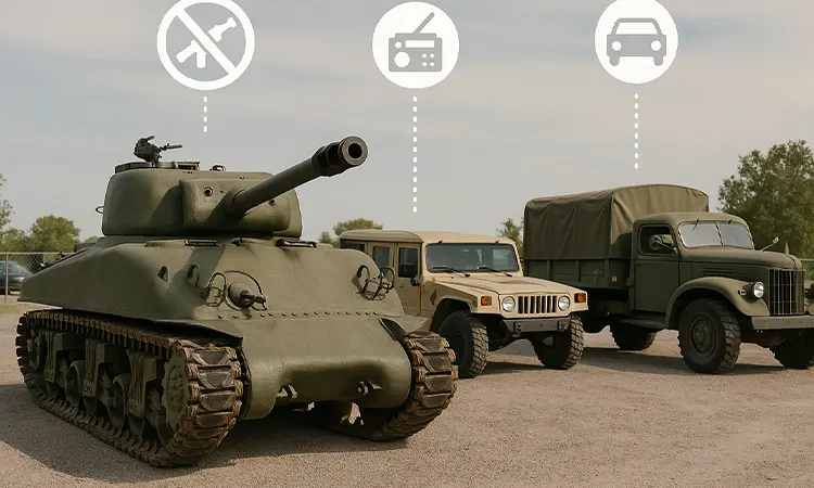 Legal to Own Military Vehicles